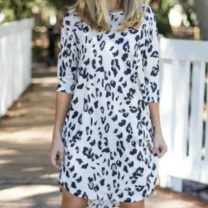 Leopard Print Dress - Small